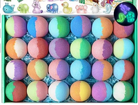 Glow In Dark Animal Bath Bombs with Surprise Inside