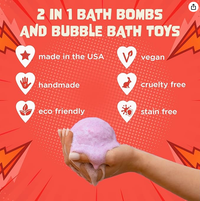 Superhero Bath Bombs with Surprise Inside