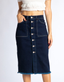 Button Down Midi Skirt