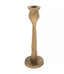 Gold Hammered Metal Candle Holder