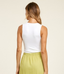 Smoothing Nylon Spandex Thong Bodysuit - Ivory