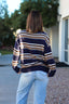 Street Chic Multi Navy Striped Sweater