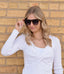 Acetate Sqaure Frame Sunglasses
