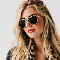 Sunny Square Aviator Sunglasses