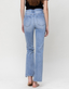 Super High Rise Straight Ankle With Slit Detail