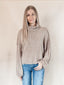 Turtle Neck Dolman Sleeve Sweater - Coco