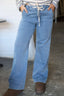 Thread and Supply Blue Denim Wide Leg Pants