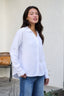 Thread and Supply White Button Down Presley Top