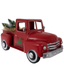 Light Up Red Vintage Metal Truck