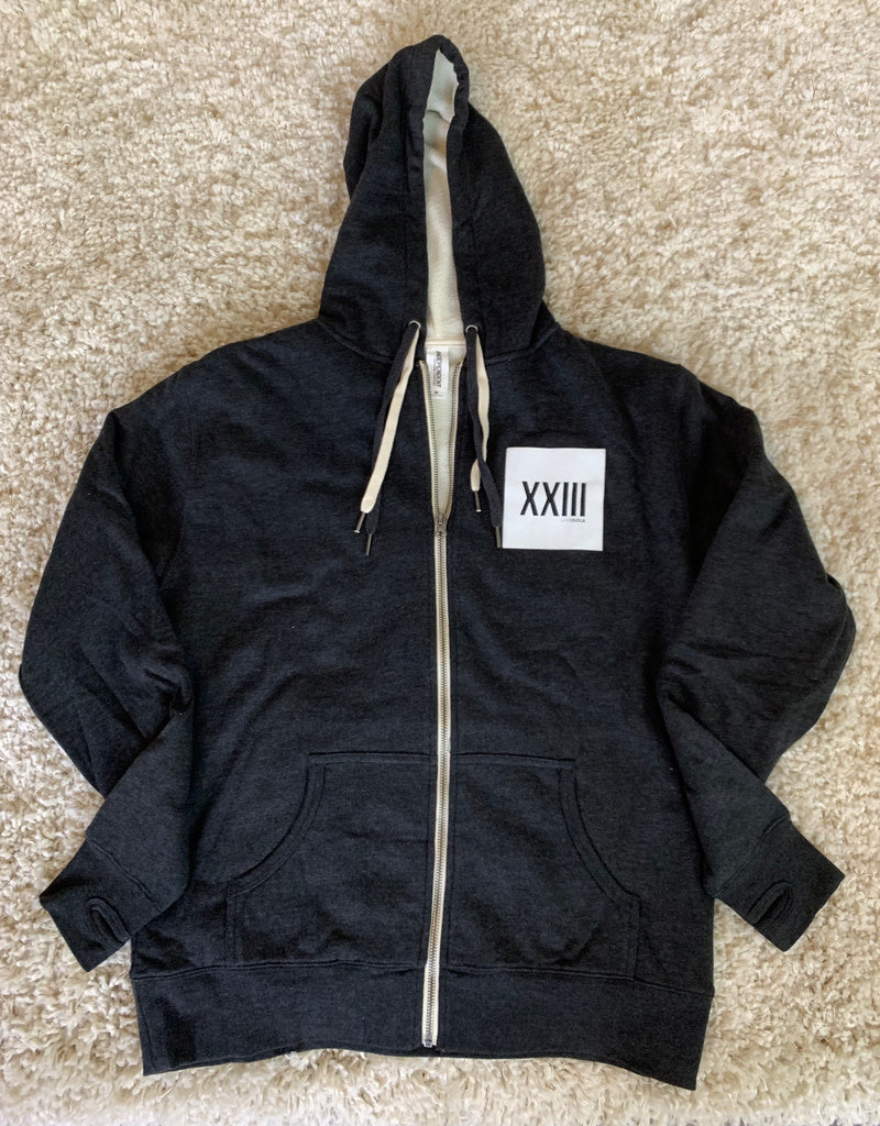 XXIII JJStrong Sherpa Zip-Up -Charcoal