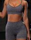 Seamless Sports Bra -Grey