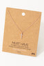 CZ Cross Pendant Necklace