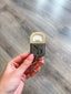 ND 701 Leather Bottle Opener Keychain